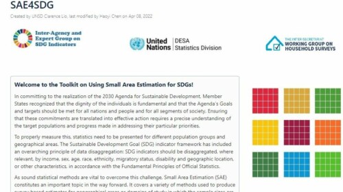 Toolkit on Using Small Area Estimation for SDGs