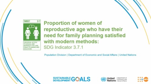 SDG indicator 3.7.1