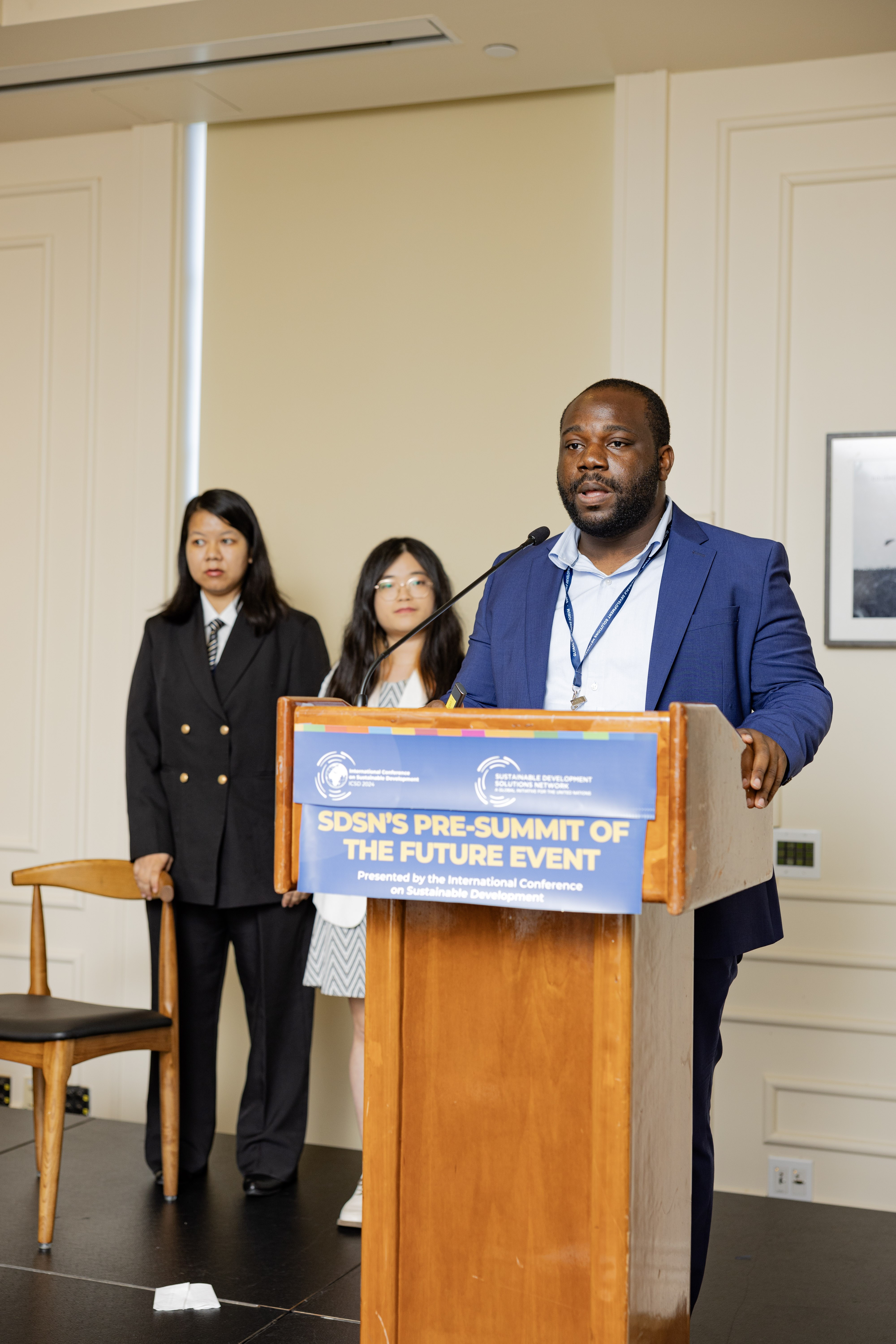 SDSN Youth Members Delivering a Session at the Pre-summit of the Future